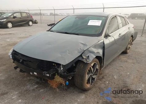 2022 Hyundai Elantra Sel z USA, uszkodzony, nr VIN KMHLN4AG7NU337553